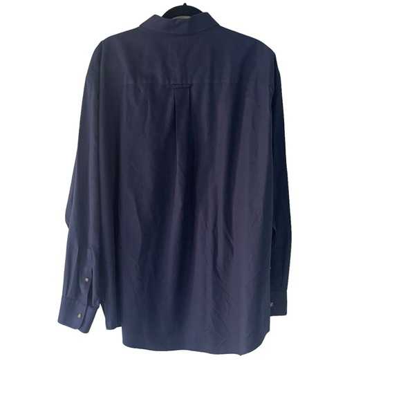 Cabela's Men's‎ Size 2XL Blue Button Up Long Sleeve Shirt - Picture 6 of 8